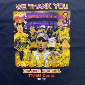 2021 LA Lakers x Staples Center Kobe Bryant Shaq LeBron James basketball shirt